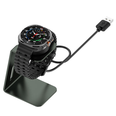 Caricatore da tavolo Samsung Galaxy Watch Ultra 47 mm / Galaxy Watch7 44 mm / 40 mm Supporto di ricarica per orologi in metallo con protezione da chip