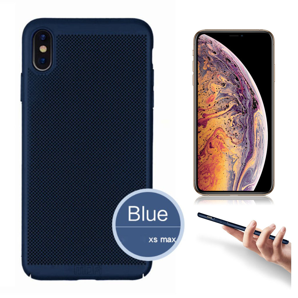 Custodia MOFI per iPhone Xs Max a dissipazione di calore - Blu