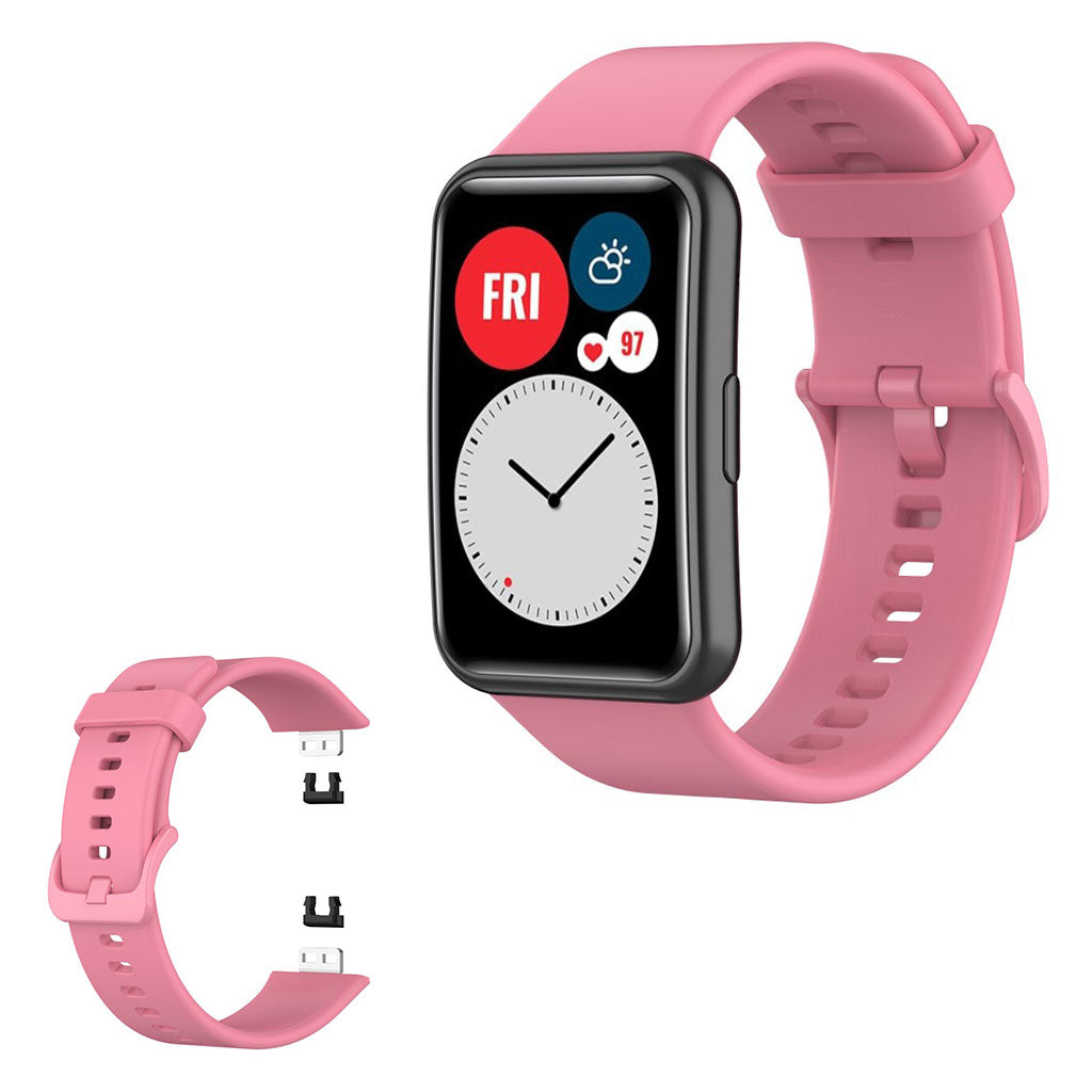 Cinturino in silicone Huawei Watch Fit - Rosa