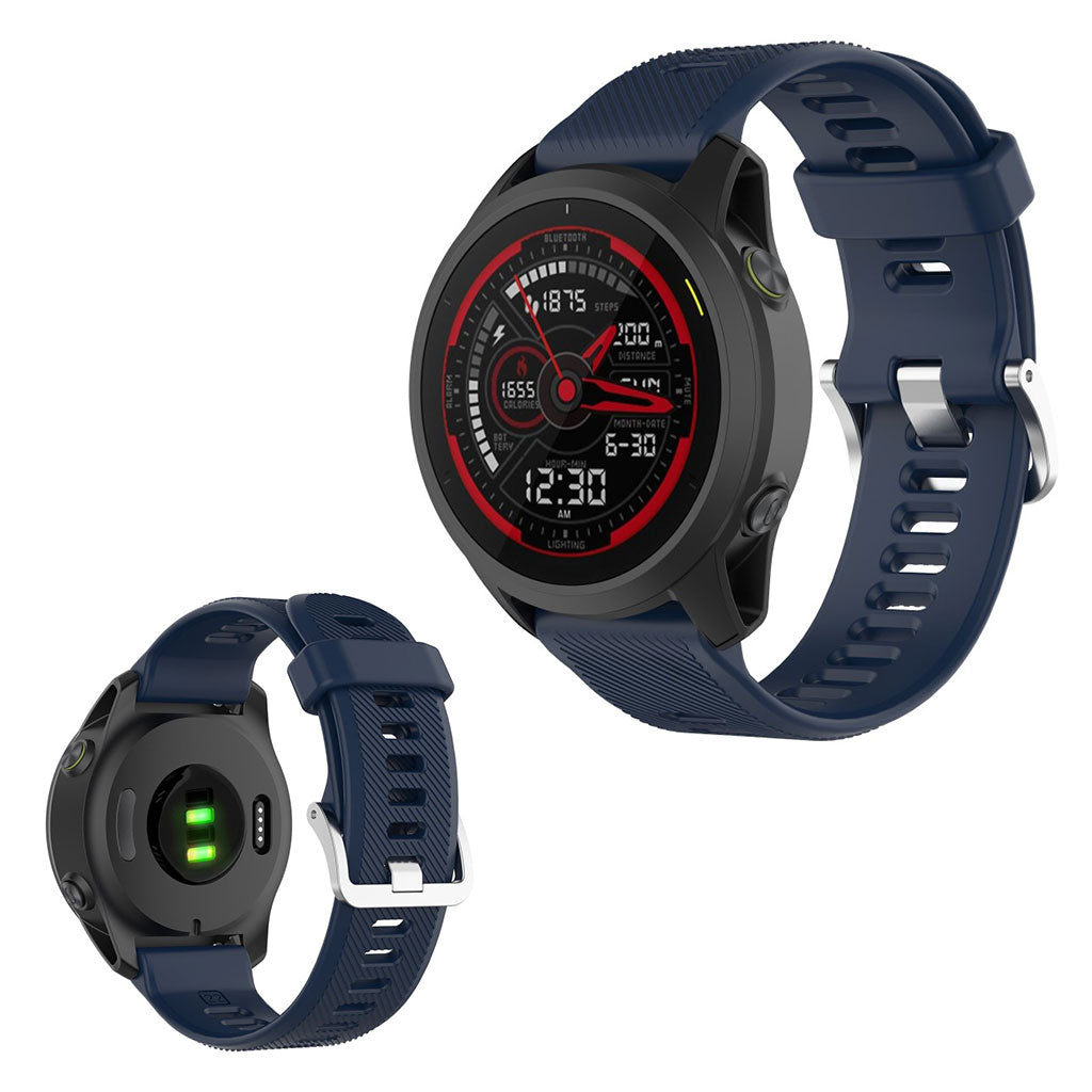 Cinturino in silicone Garmin Forerunner 745 - Blu Notte