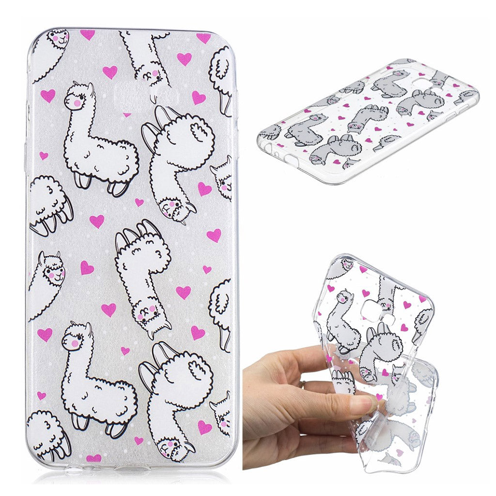 Samsung Galaxy J4 Plus (2018) patterned soft case - Alpacas