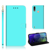 Custodia flip Mirror Motorola Moto E7 Power - Ciano