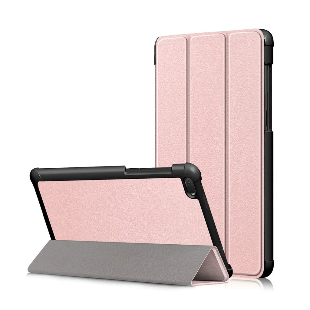 Lenovo Tab E7 custodia flip in pelle triplice - Oro Rosa