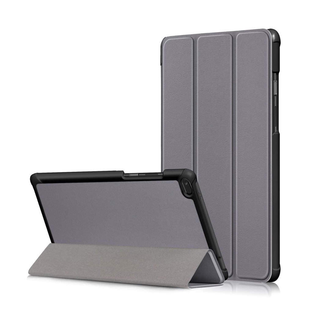 Lenovo Tab E8 custodia flip in pelle triplice - Grigio