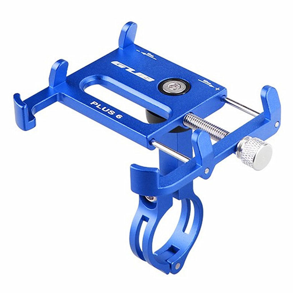 GUB PLUS 6 aluminum bike mount phone holder - Blue