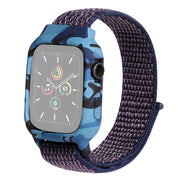 Apple Watch Series 6 / 5 44 mm cinturino in nylon a fantasia unica - Indaco