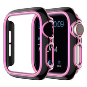 Apple Watch Series 6 / 5 44 mm: cover colorata - Nero / Rosa