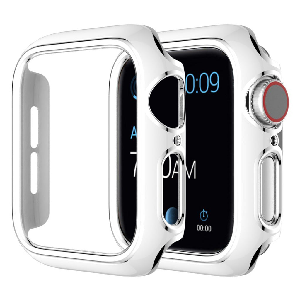 Apple Watch Series 6 / 5 44mm - Cover colorata - Bianco / Argento