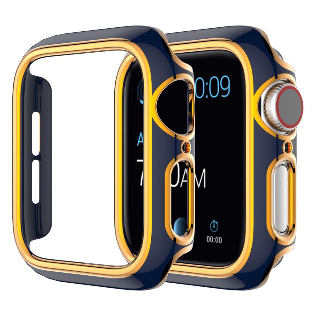 Apple Watch Series 6 / 5 44 mm: cover colorata - Blu / Oro Rosa