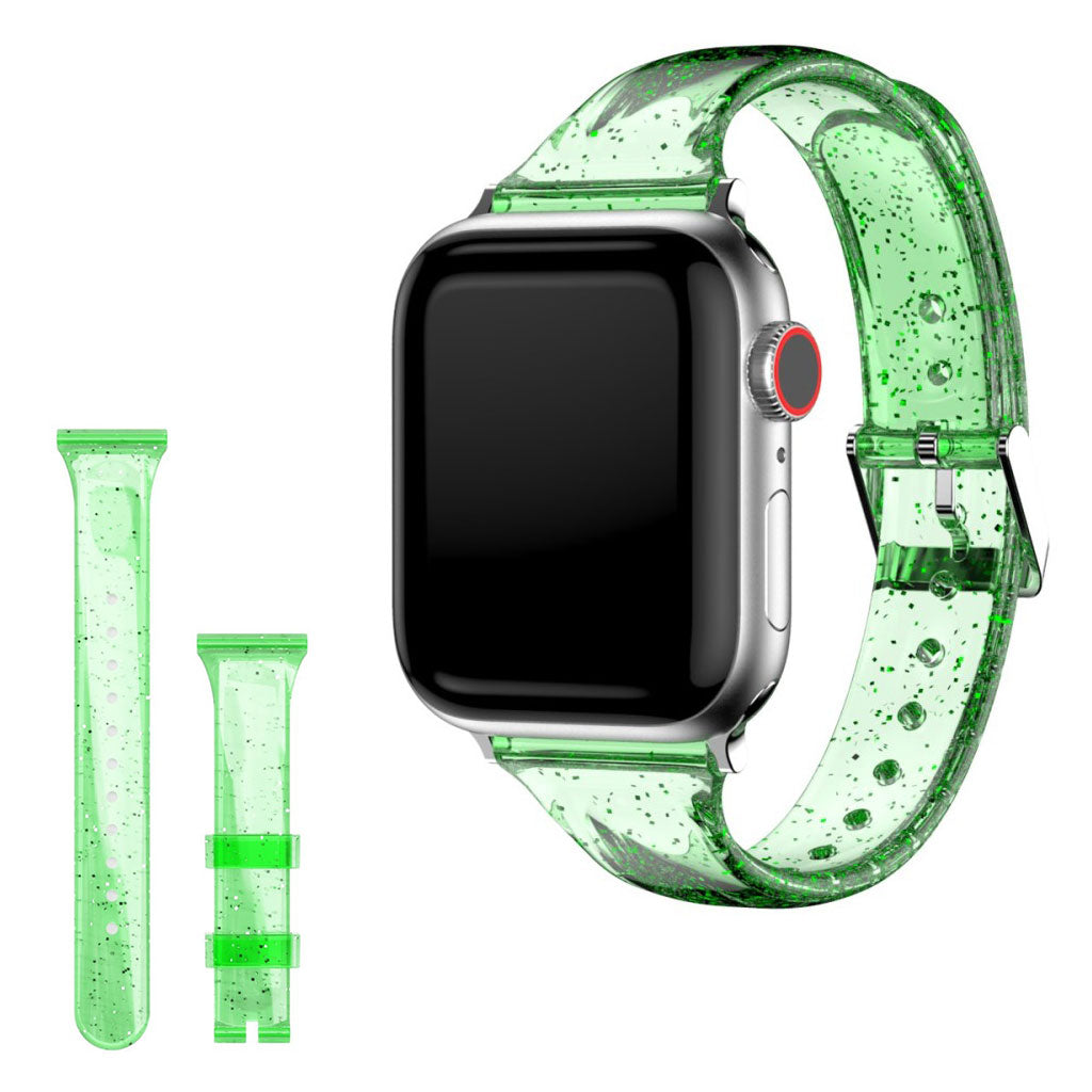 Cinturino Apple Watch Series 6 / 5 40 mm stile glitter - Verde