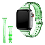 Cinturino Apple Watch Series 6 / 5 40 mm stile glitter - Verde