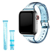 Cinturino Apple Watch Series 6 / 5 40 mm in stile glitter - Blu