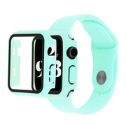 Apple Watch Series 6 / 5 cover da 40 mm con vetro temperato + cinturino - Ciano