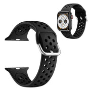 Cinturino in silicone a doppio colore per Apple Watch Series 6 / 5 40 mm - Nero