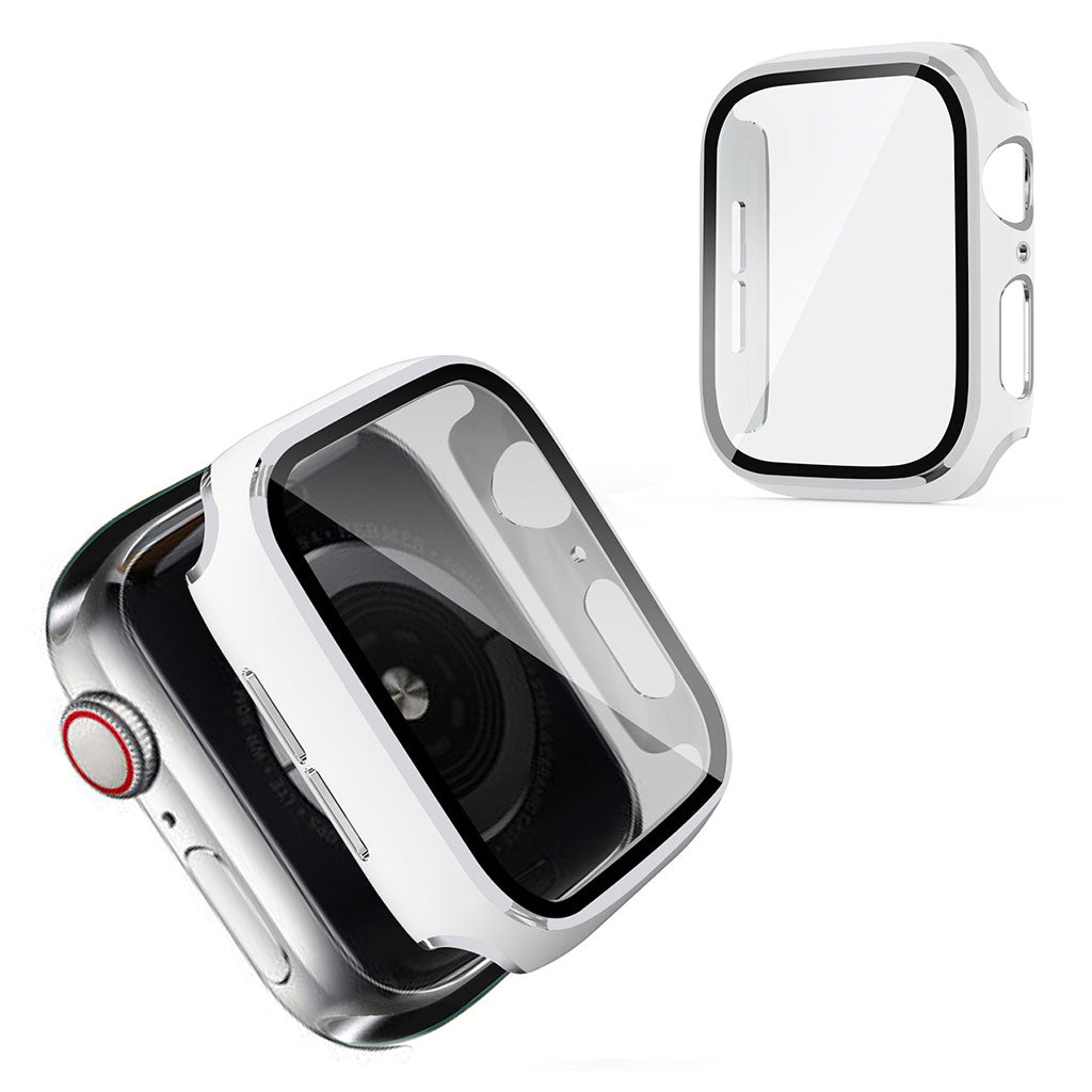 Apple Watch Series 6 / 5 40mm cornice fredda con vetro temperato - Bianco / Argento