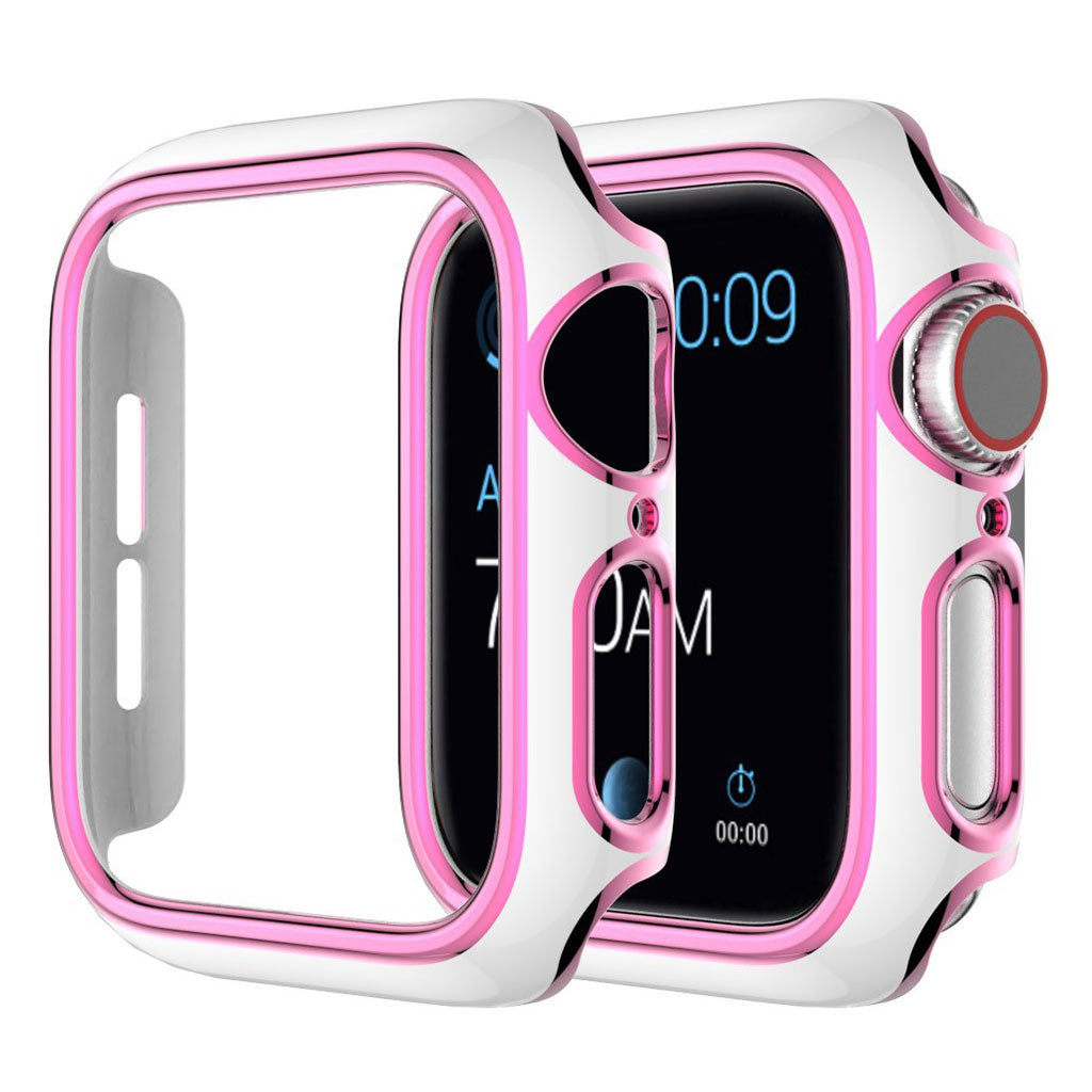 Apple Watch Series 6 / 5 40 mm - cover colorata - Bianco / Rosa