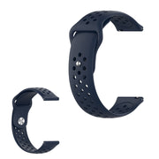 Cinturino Samsung Gear S3 con design a fori - Blu Scuro