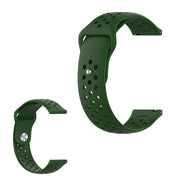 Cinturino Samsung Gear S3 con design a fori - Verde