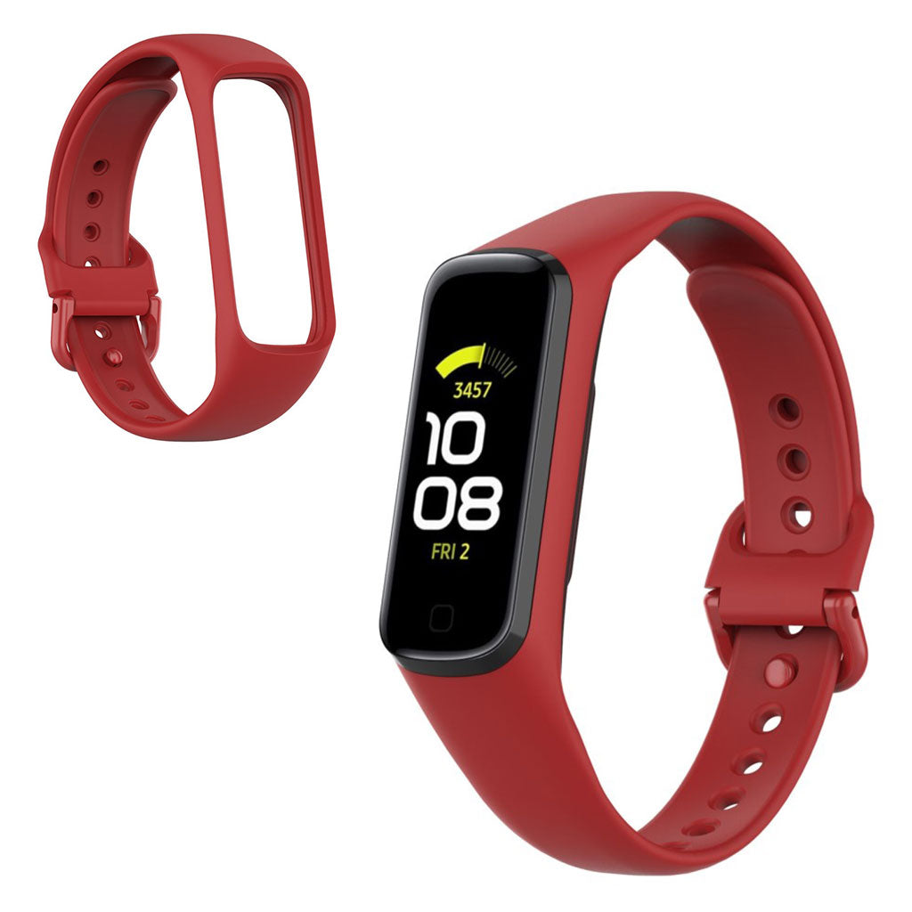 Samsung Galaxy Fit 2 silicone watch band - Red
