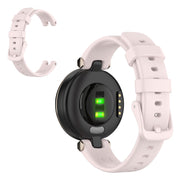 Cinturino in silicone a tinta unita per Garmin Lily - Rosa