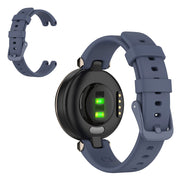 Cinturino in silicone a tinta unita per Garmin Lily - Blu