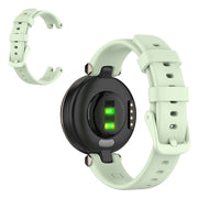 Cinturino in silicone tinta unita per Garmin Lily - Verde