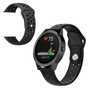 Garmin Forerunner 245 Music cinturino in silicone bicolore - Nero / Grigio Scuro
