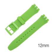 Cinturino in silicone semplice da 12 mm - Verde
